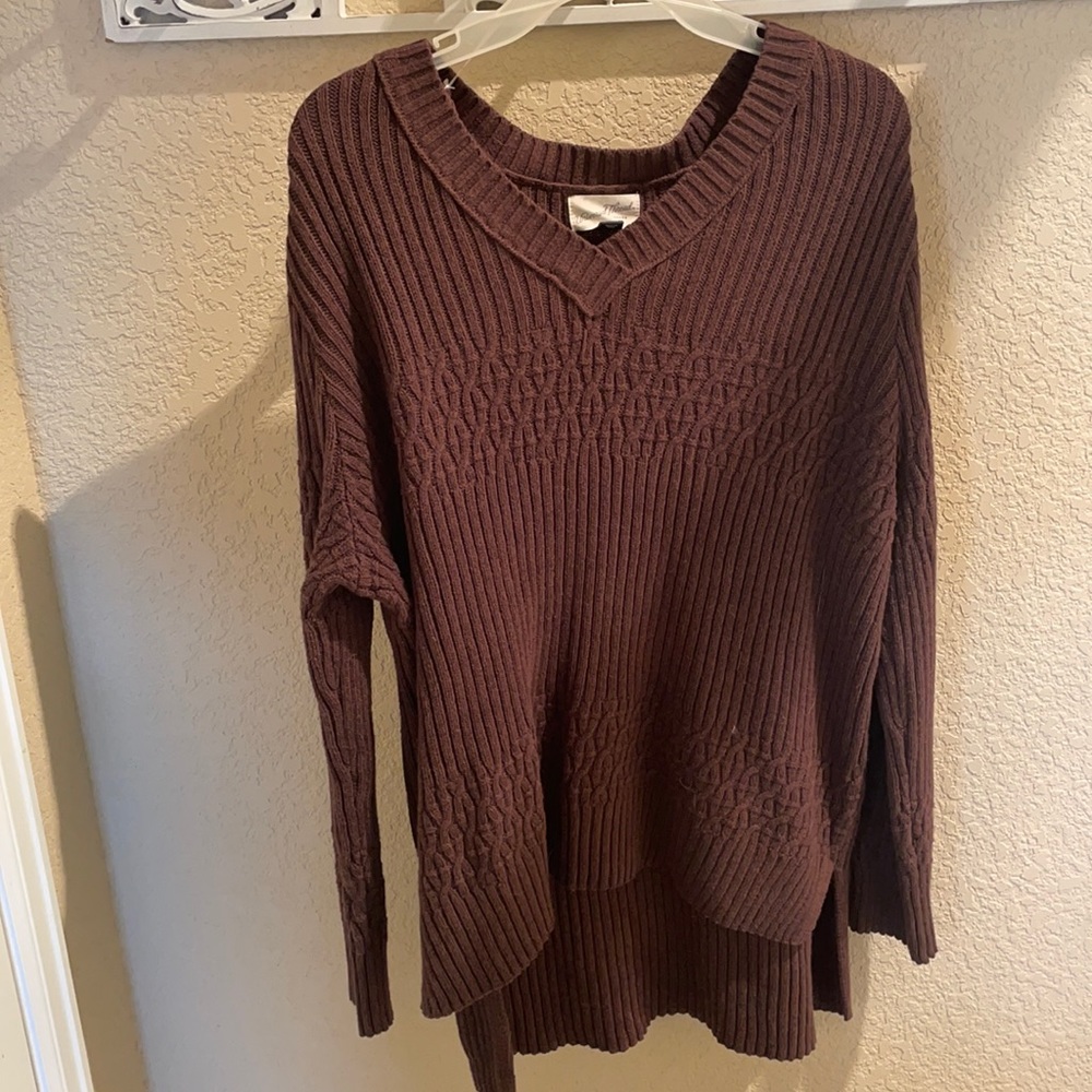 Women universal threads brown sweater sz XXL